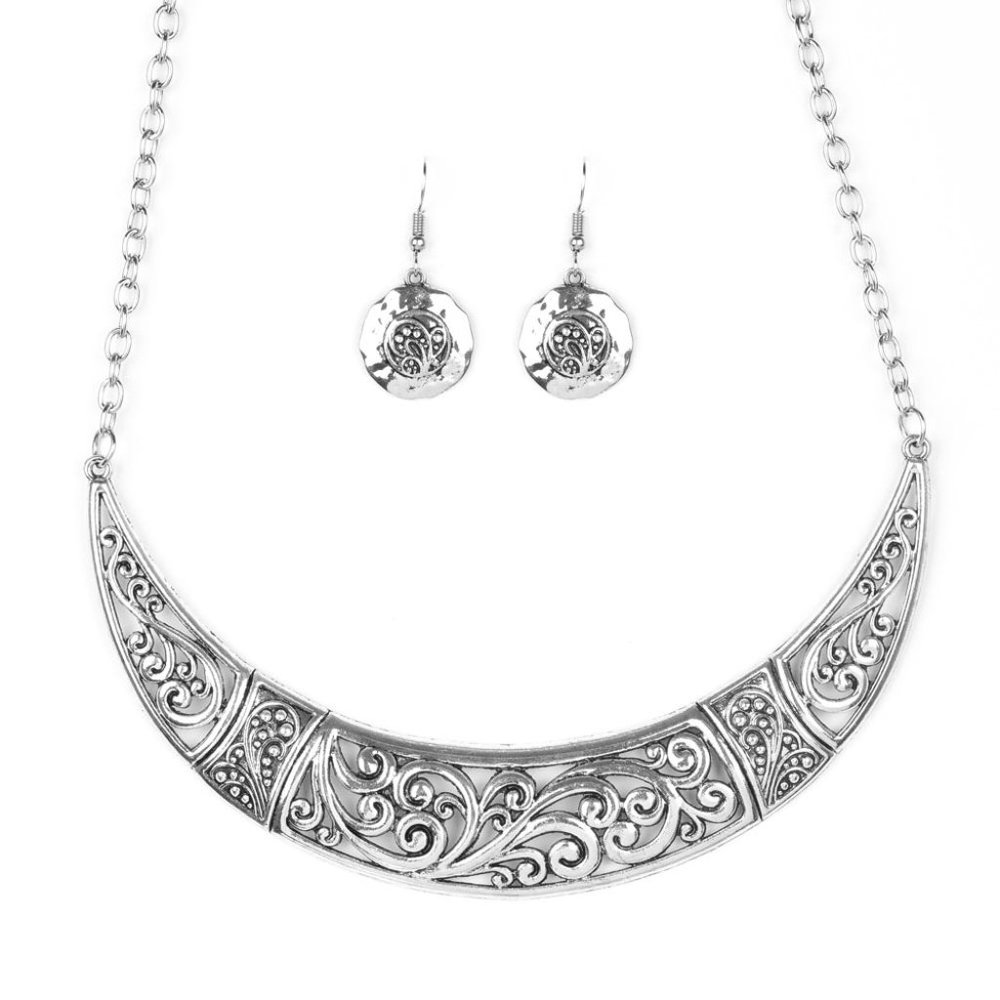 Bull In A China Shop Silver Necklace